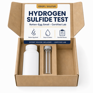 Hydrogen Sulfide Water Test Kit: Rotten Egg Smell Analysis (Certified Lab)