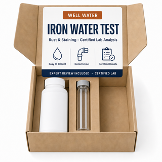 Iron Water Test Kit: Certified Lab Analysis for Iron in Well Water