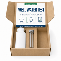 Well Water Test Kit: Independent Certified Lab Analysis (53 Contaminants)