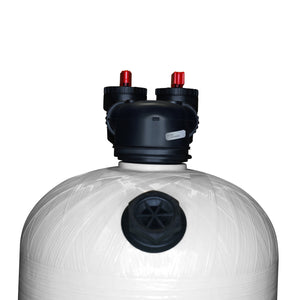 Picture of 2.5 Cubic Foot Upflow Vortech Tank Acid Neutralizer Clack Head And Fill Port