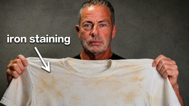 Iron Stains from Well Water