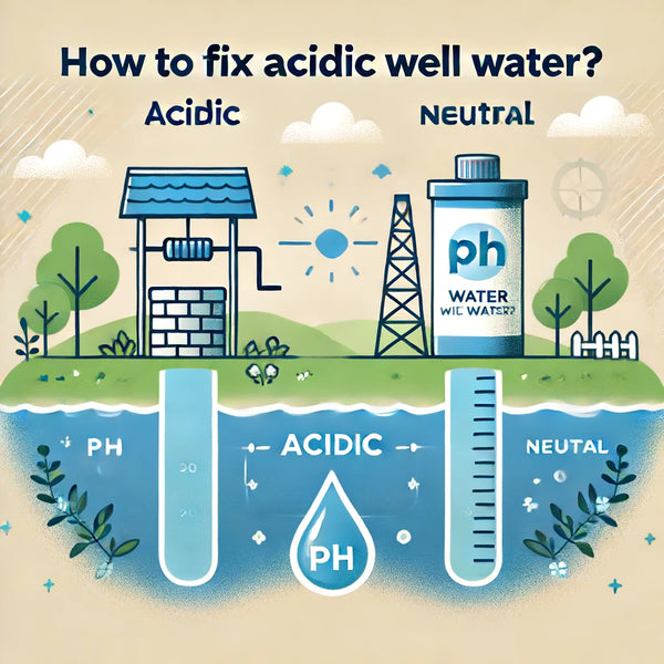 How To Fix Acidic Well Water?