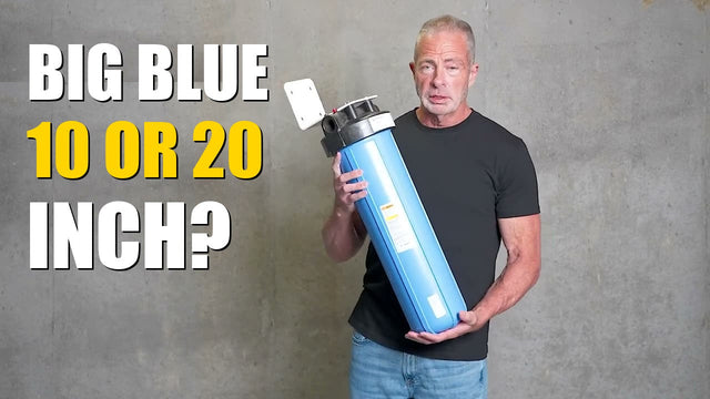 Big Blue Water Filter: Complete Guide to 10" and 20" Housings
