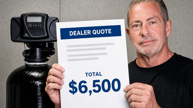Culligan Water Softener Cost (2026): What the Quote Includes, and What Comparable Hardware Costs Online