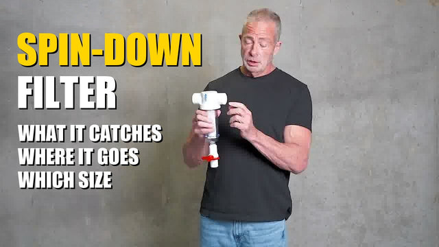 Spin-Down Sediment Filter for Well Water: How It Works & When You Need One