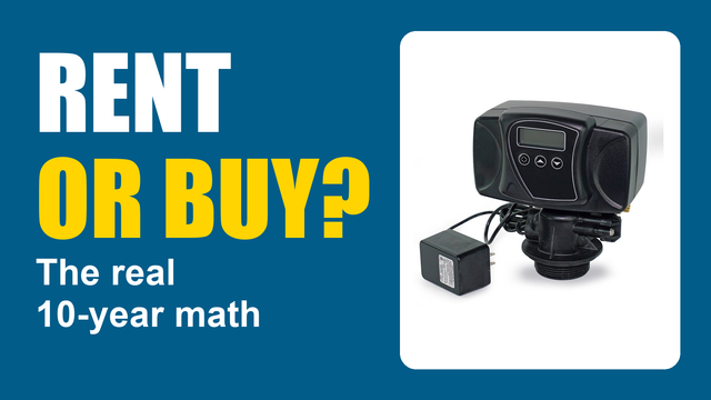 Renting a Water Softener vs Buying: The Real 10-Year Math