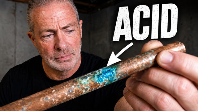 Signs of Acidic Water: Green Stains, Pinhole Leaks & Corrosion (What to Do)