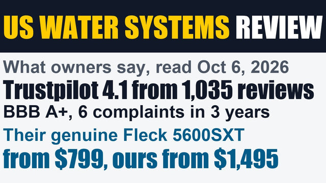 US Water Systems Review: An Honest Take From a Direct Competitor