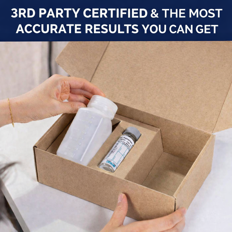 Well Water Test Kit: Independent Certified Lab Analysis (53 Contaminants)