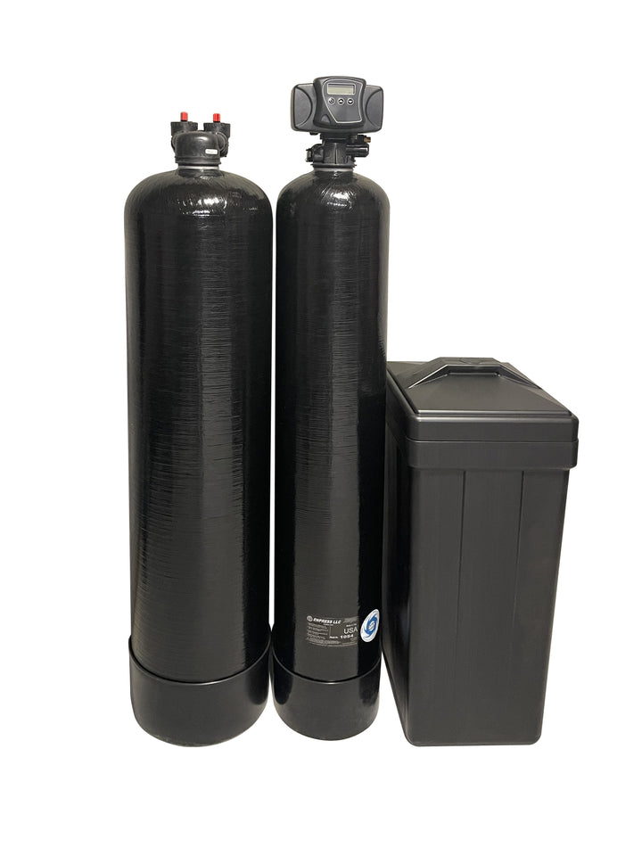 Clack 2.5 Carbon Filter & Fleck 64,000 Grain Water Softener (city or well water system)