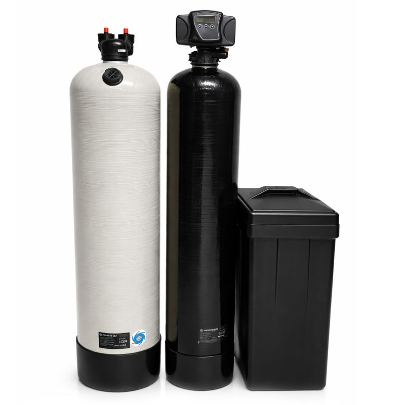Clack 2.5 Cubic Foot Upflow Acid Neutralizer & Fleck 5600SXT 48,000 Grain Water Softener