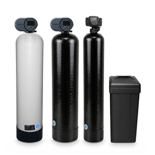 Fleck 2510 AiQ 2.5 Iron Filter, 2510 AiQ 2.5 Acid Neutralizer & 5600SXT 48,000 Grain Water Softener