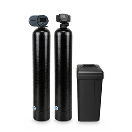 Fleck 2510 AiQ 1.5 Katalox Light Iron Filter & Fleck 5600SXT 48,000 Grain Water Softener