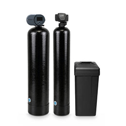 Fleck 2510 AiQ 2.5 Katalox Light Iron Filter & Fleck 5600SXT 48,000 Grain Water Softener