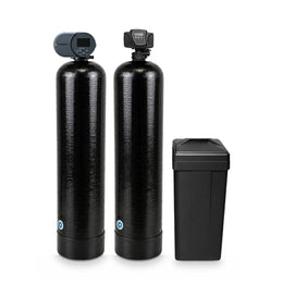 Fleck 2510 AiQ 2.5 Katalox Light Iron Filter & Fleck 5600SXT 64,000 Grain Water Softener
