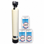 Fleck 5600SXT 1.5 Cubic Foot Vortech Backwashing Acid Neutralizer with 3 bags of calcite media