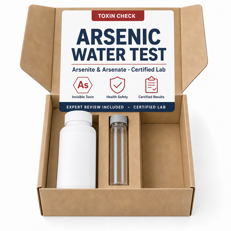 Arsenic Water Test kit - Arsenite & Arsenate - Certified Lab