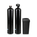 Carbon filter and water softener package: Clack 2.5 non-backwashing carbon tank, Fleck 5600SXT 64,000 grain softener and brine tank