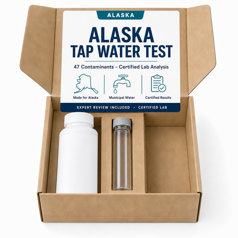 Alaska Tap Water Test kit - 47 Contaminants - Certified Lab Analysis