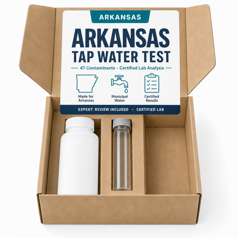 Arkansas Tap Water Test kit - 47 Contaminants - Certified Lab Analysis