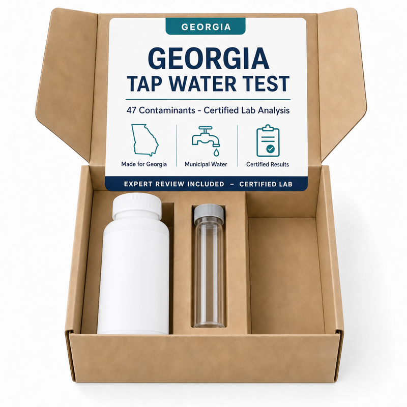 Georgia Tap Water Test kit - 47 Contaminants - Certified Lab Analysis