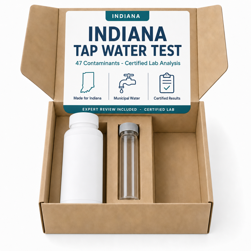 Indiana Tap Water Test kit - 47 Contaminants - Certified Lab Analysis