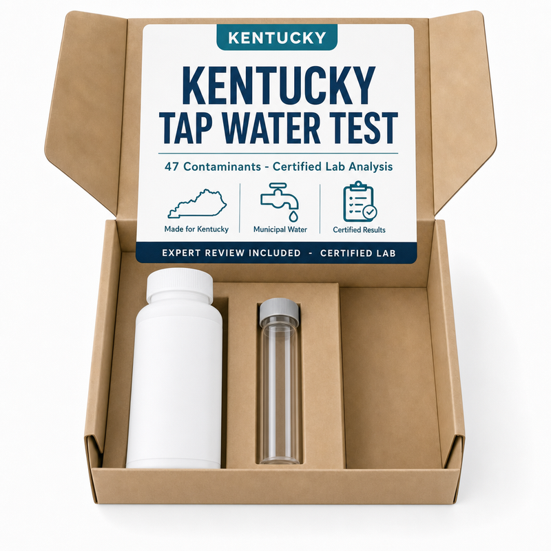 Kentucky Tap Water Test kit - 47 Contaminants - Certified Lab Analysis