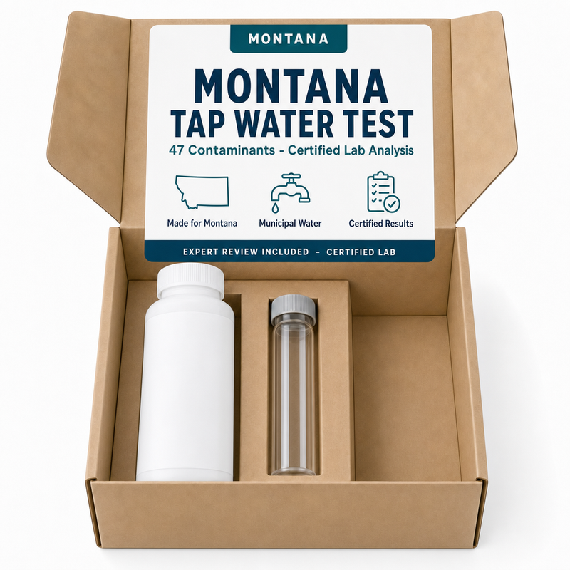 Montana Tap Water Test kit - 47 Contaminants - Certified Lab Analysis
