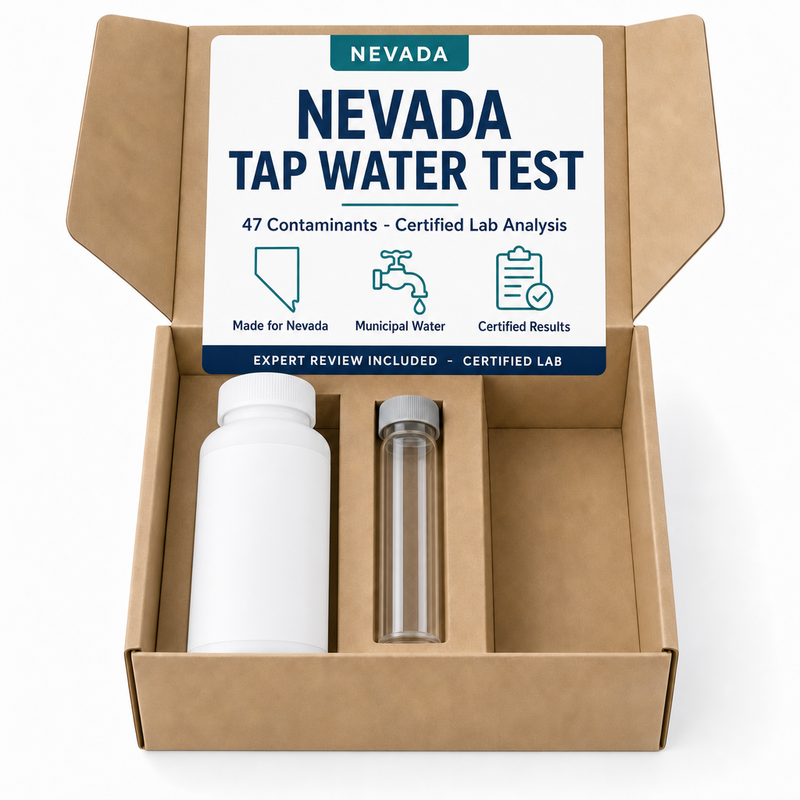 Nevada Tap Water Test kit - 47 Contaminants - Certified Lab Analysis