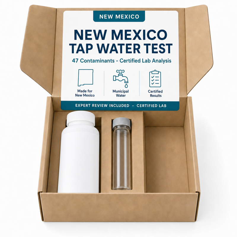 New Mexico Tap Water Test kit - 47 Contaminants - Certified Lab Analysis
