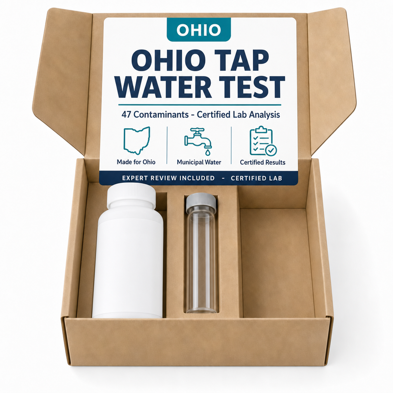 Ohio Tap Water Test kit - 47 Contaminants - Certified Lab Analysis