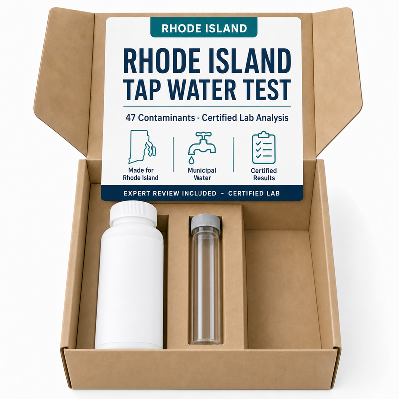 Rhode Island Tap Water Test kit - 47 Contaminants - Certified Lab Analysis