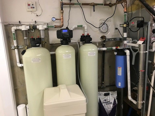 Customer install: full water treatment system