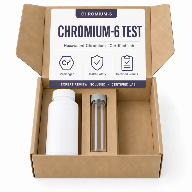 Chromium-6 Test kit - Hexavalent Chromium - Certified Lab