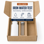 Iron Water Test kit - Rust & Staining - Certified Lab Analysis