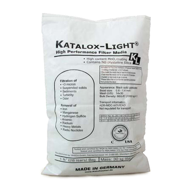 Katalox Light filter media bag by Watch Water: 1 cubic foot, made in Germany