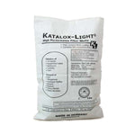 Bag of Katalox Light iron filter media, which ships separately and is loaded into the tank at install