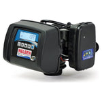 Close-up of the air-injection control valve with the ozone generator mounted on the back in its weatherproof enclosure