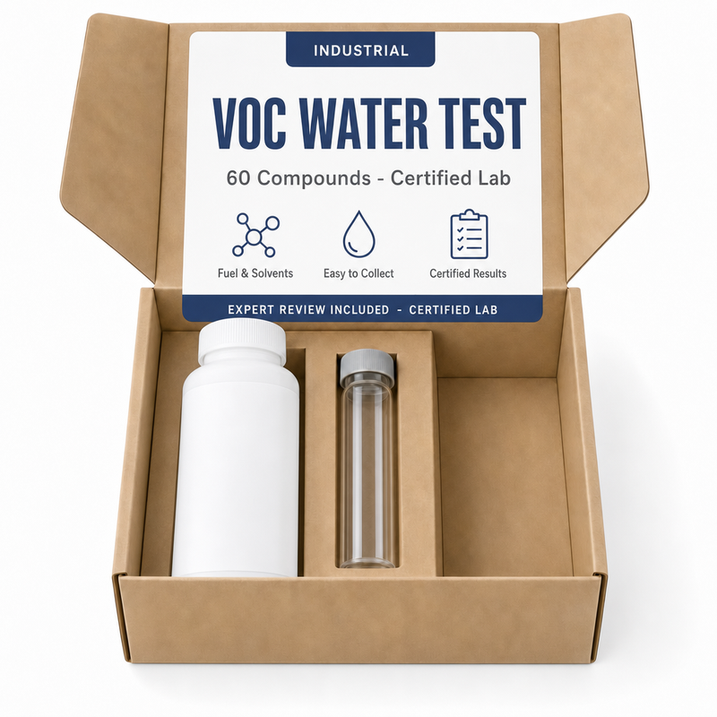 Voc Water Test kit - 60 Compounds - Certified Lab