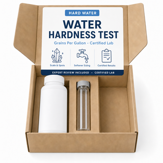 Water Hardness Test Kit: Certified Lab Grains-Per-Gallon Analysis
