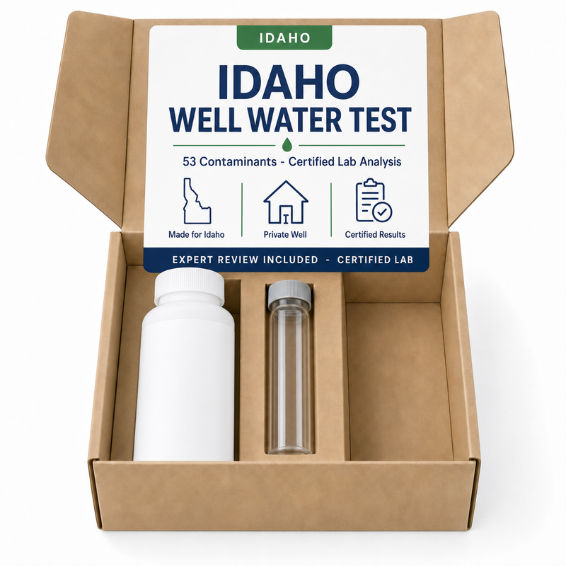 Idaho Well Water Test kit - 53 Contaminants - Certified Lab Analysis