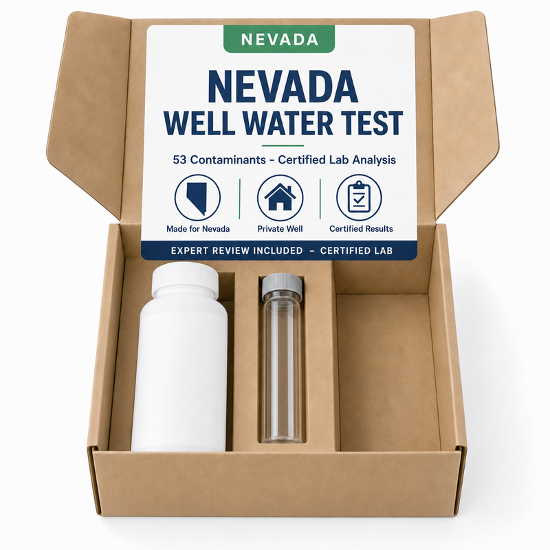 Nevada Well Water Test kit - 53 Contaminants - Certified Lab Analysis