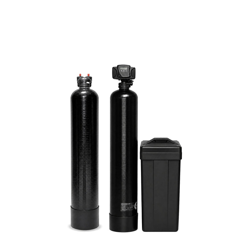 Whole house carbon filter and Fleck 5600SXT water softener system